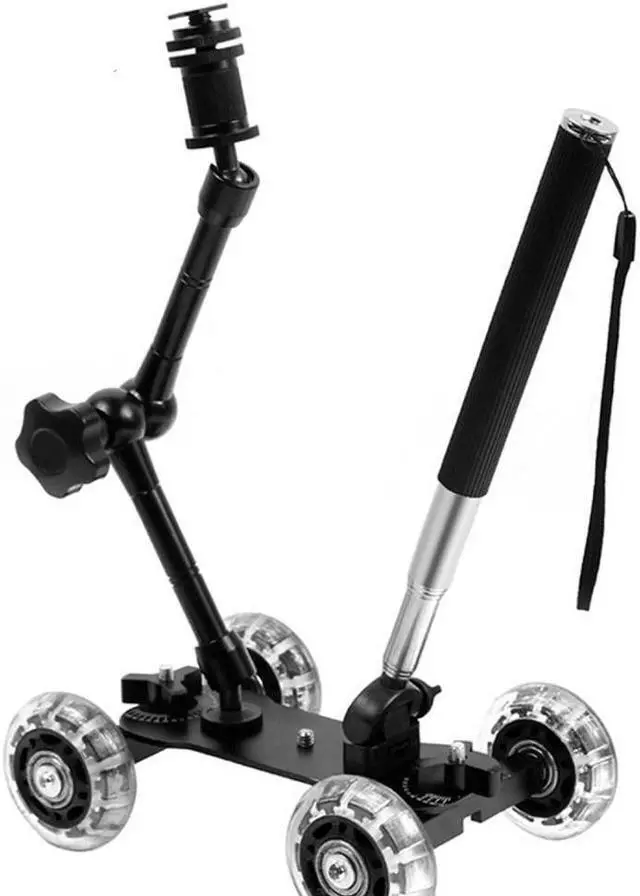 Main image of Camera Table Slider Dolly Desktop Mini Video Car Stabilizer For DSLR Camera