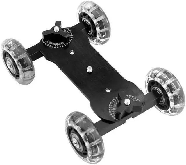 Alt view image 3 of 4 - Camera Table Slider Dolly Desktop Mini Video Car Stabilizer For DSLR Camera