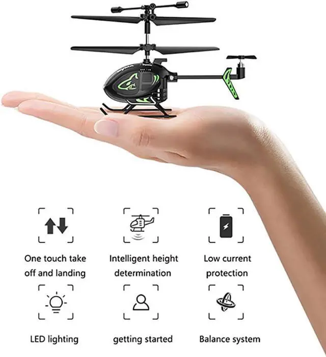 Alt view image 2 of 4 - SYMA S100 Cute Super Small Mini Helicopter Aircraft Indoor RC Toys Airplane