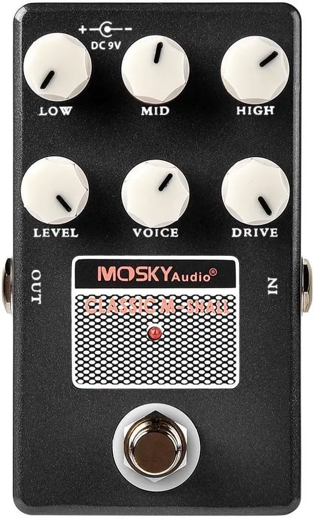 Alt view image 2 of 4 - Moskyaudio M-Shall Guitar Effect Pedal Acoustic Music Classic Speaker Simulation Drive Voice Level Guitar Effect Processor Part