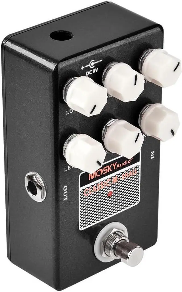 Alt view image 3 of 4 - Moskyaudio M-Shall Guitar Effect Pedal Acoustic Music Classic Speaker Simulation Drive Voice Level Guitar Effect Processor Part