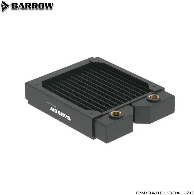 Alt view image 2 of 3 - Barrow Thick 30mmDabel-30a 120MM series Radiator High-density single-wave copper water cooling row 120MM