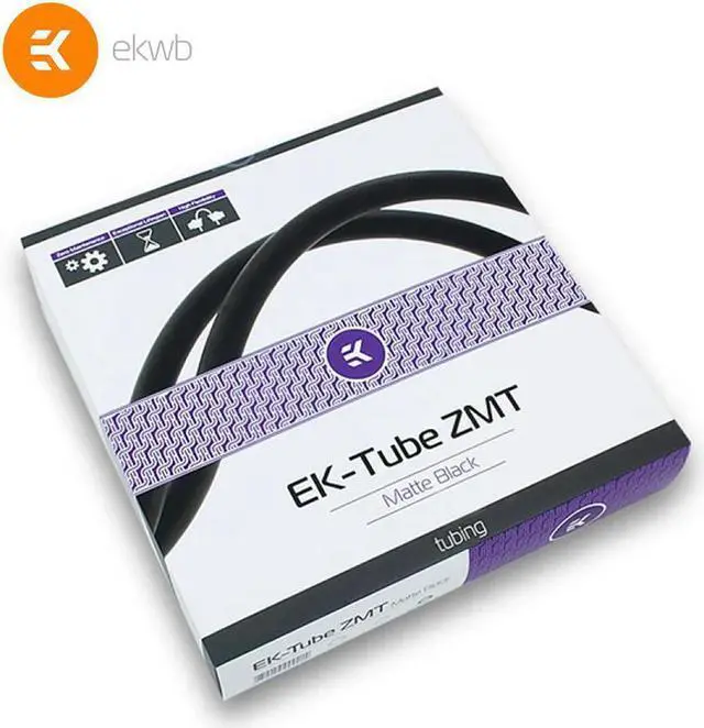 Main image of EK-Tube ZMT Matte Black 15,9/9,5mm (3m RETAIL) water cooling hose rubber tube