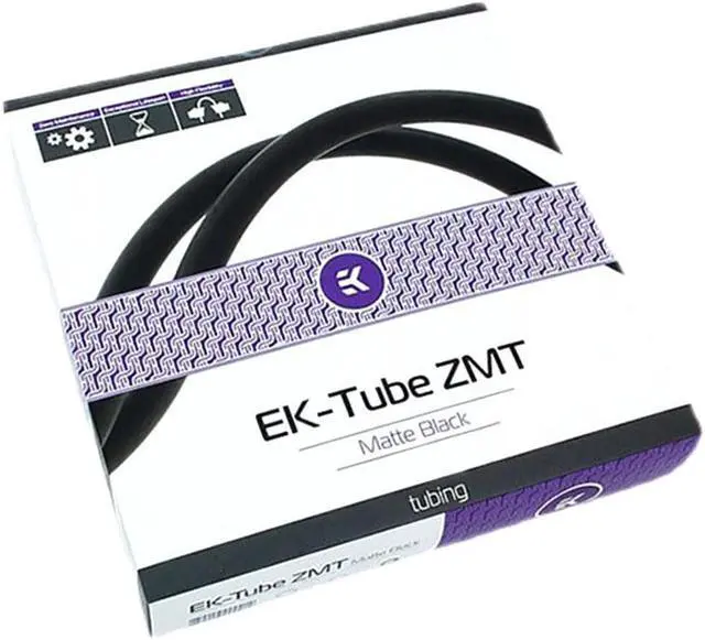 Alt view image 2 of 3 - EK-Tube ZMT Matte Black 15,9/9,5mm (3m RETAIL) water cooling hose rubber tube
