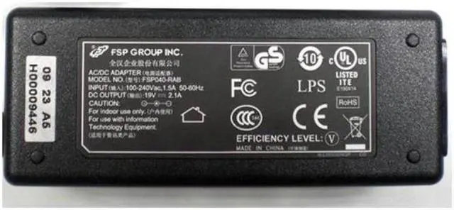 Alt view image 2 of 2 - 19V 2.1A 40W 5.5x2.5mm FSP FSP040-RAB Laptop Power Supply AC Adapter For LED LCD Monitor Charger