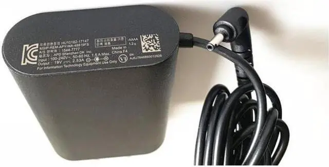 Alt view image 2 of 2 - 19V 2.53A WA-48B19FS ADS-48MSP-19 ADS-48MS-19-2 19048E AC Adapter For LG gram 15Z970 14Z980C Laptop Power Supply Charger