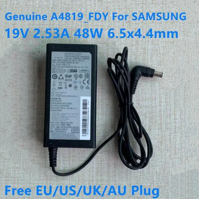 Main image of A4819_FDY 19V 2.53A 48W AC Adapter For SAMSUNG BN44-00835A UN32J4000 HW-K360 HW-R450 TV LCD Monitor Power Supply Charger