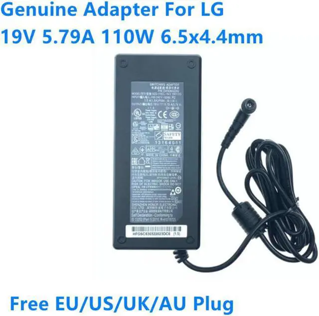 Main image of 19V 5.79A 110W ADS-110CL-19-3 19.5V 5.65A AC Switching Adapter For LG 34UM95C PF1500G PROJECTOR 34UC98 Power Charger
