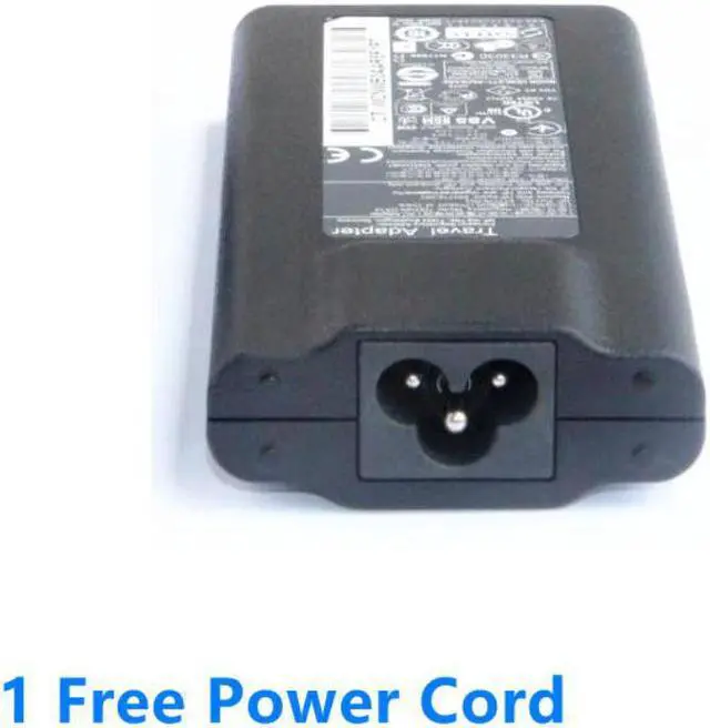 Alt view image 2 of 2 - 19.5V 3.33A 65W 4.5x3.0mm HSTNN-DA14 Power Supply Travel AC Adapter For HP 693716-001 Laptop Charger