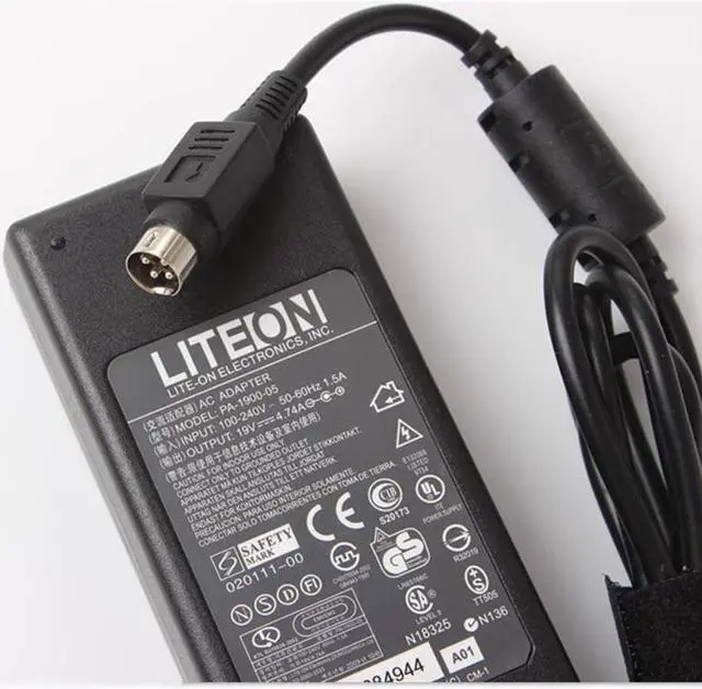 Alt view image 2 of 2 - Liteon PA-1900-05 19V 4.74A 90W 4PIN AC Adapter For AcBel AD7044 AP13D05 API1AD43 API2AD62 API3AD05 FSP090-DMAB1 Charger