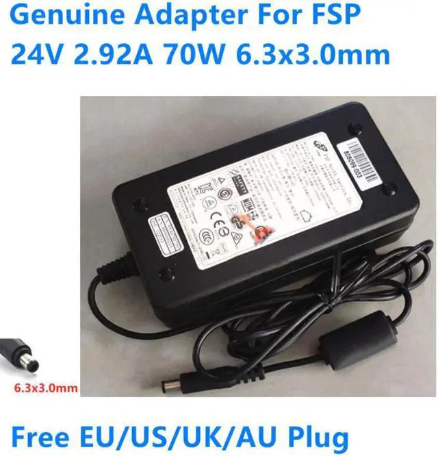 Main image of 24V 2.92A 70W 6.3x3.0mm FSP FSP070-RDBM 808099-003 AC Switching Power Adapter For Zebra Printer Power Supply Charger