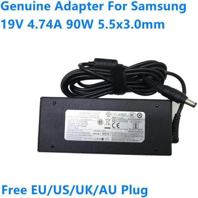 Main image of 19V 4.74A 90W 5.5x3.0mm PA-1900-98 AD-9019A Power Supply AC Adapter For Samsung Laptop Power Charger