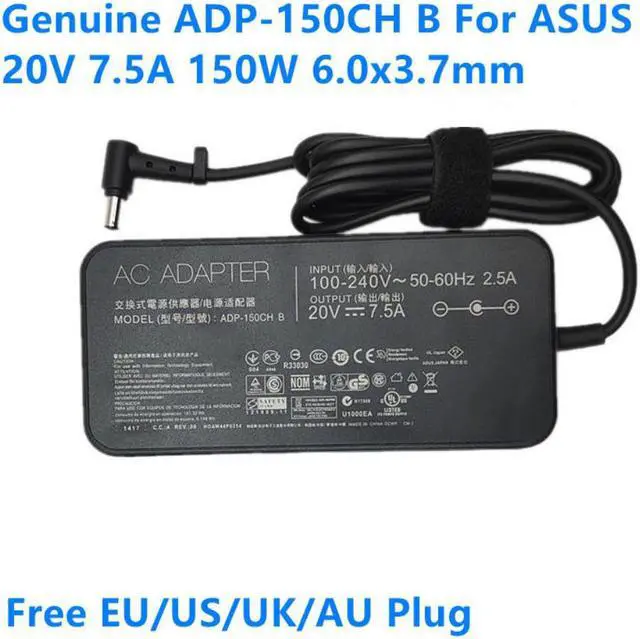 Main image of ADP-150CH B 20V 7.5A 150W 6.0x3.7mm A18-150P1A AC Adapter Charger For ASUS TUF Gaming FX505DT ROG G531GT GL731GT Laptop