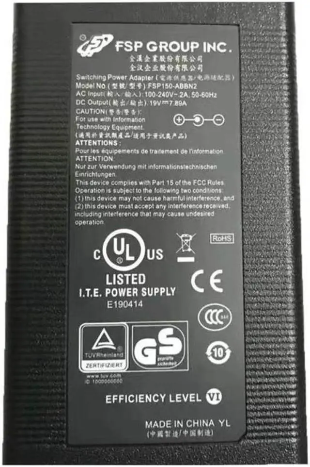 Alt view image 2 of 4 - FSP150-ABBN2 19V 7.89A 19V 7.1A 150W FSP135-ASAN1 AC Adapter For ACER GIGABYTE BRIX 4770 MSI Laptop Power Supply Charger