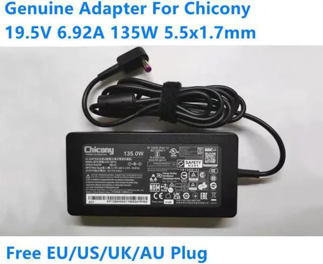Main image of Chicony A18-135P1A 19.5V 6.92A 135W AC Adapter For ACER NITRO 5 AN515 ASPIRE7 SERIES Laptop Power Supply Charger