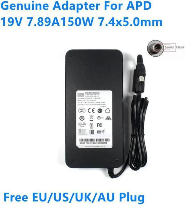 Main image of 19V 7.89A 149.91W 7.4x5.0mm DA-150D19 AC Power Adapter For APD MSI 150W Laptop Charger Power Supply