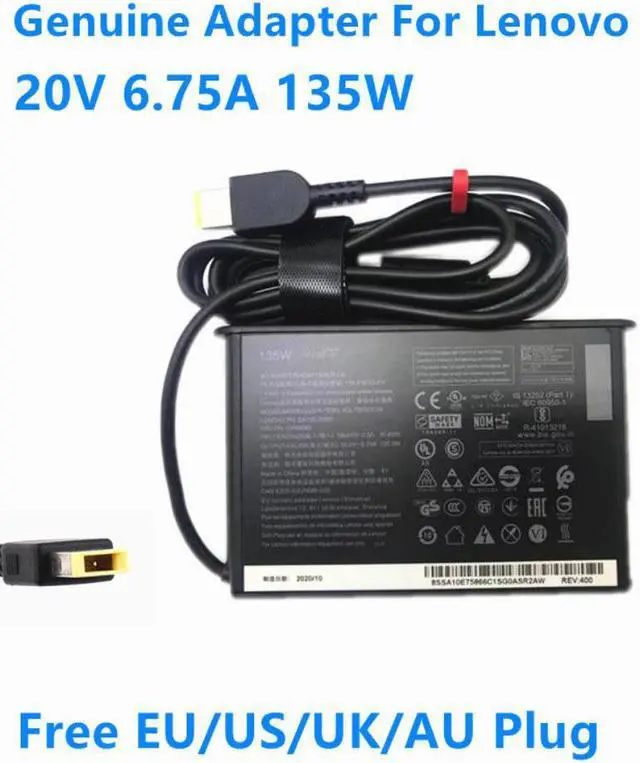 Main image of 20V 6.75A 135W ADL135SCC3A ADL135SLC3A Power Supply AC Adapter For Lenovo ThinkPad X1 S5 Y520 W541 YOGA Laptop Charger