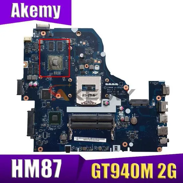 Z5WAW LA-B702P motherboard for ACER E5-572 E5-572G Laptop