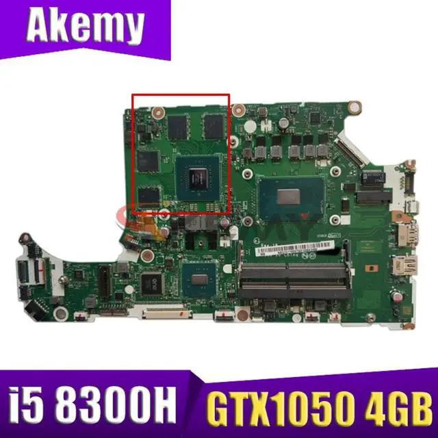 Main image of For ACER AN515-52 AN515 Laptop motherboard DH5VF LA-F951P CPU i5 8300H GPU GTX1050 4GB   Test OK Mainboard