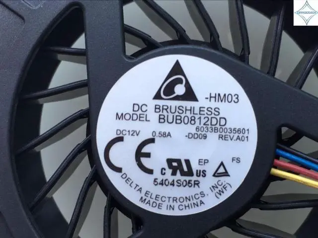 Alt view image 2 of 3 - for HP 18 ALL-IN-ONE  6033B0035601 DFS651312CC0T FAHN BUB0812DD DD09 739393-001 cpu cooling fan