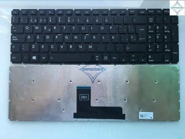 Main image of for Toshiba Satellite L50-B L55-B L55DT-B S50-B S55-B SP spanish laptop keyboard teclado 9Z.NBCSQ.20S NSK-V92SQ