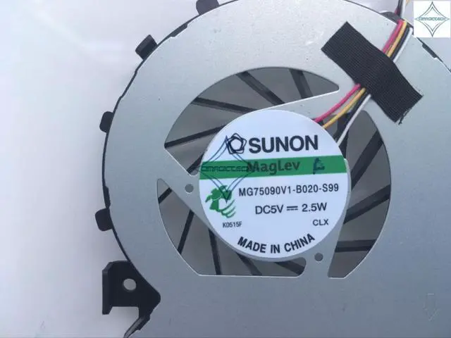 Alt view image 2 of 2 - for Acer Aspire 5553 5553G notebook laptop cpu cooling fan MG75090V1-B020-S99 AB8305HX-EDB