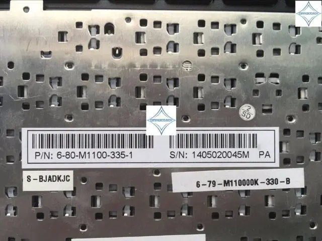 Alt view image 2 of 2 - for Clevo M1110 M1110Q M1111 M1115 M11X W110ER W110ERF SP spanish la latin laptop keyboard teclado 6-80-m1100-335-1