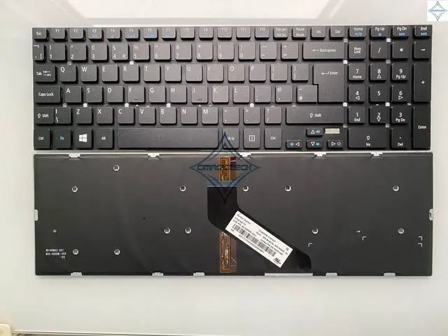 Main image of for Acer Aspire 5830 5830G 5830T V3 V3-571 V3-531 V5-561G V3-771 V3-771G Q5WV1 UK laptop keyboard PK130VR1A08 with backlit