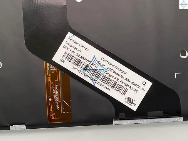 Alt view image 2 of 2 - for Acer Aspire 5830 5830G 5830T V3 V3-571 V3-531 V5-561G V3-771 V3-771G Q5WV1 UK laptop keyboard PK130VR1A08 with backlit