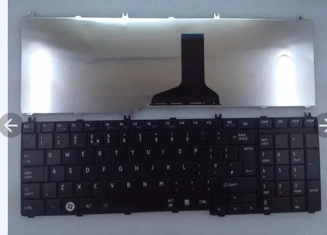 Main image of for Toshiba Satellite C650 C655 C655D C660 C665 C670 L650 L655 L670 L675 L750 L755 UK english laptop keyboard