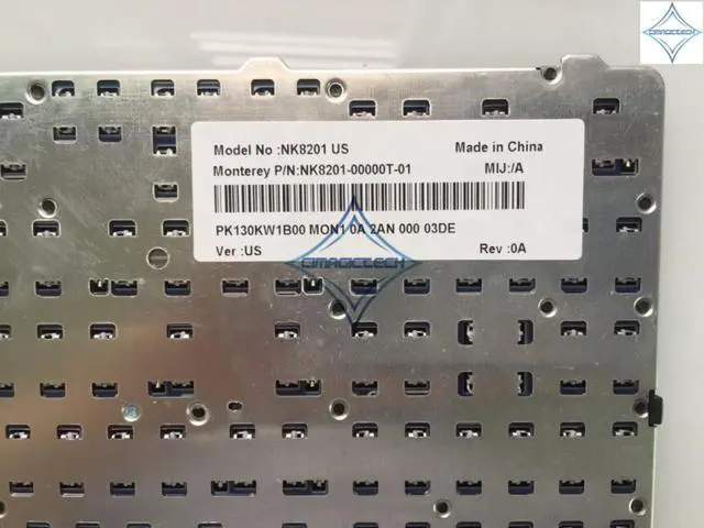 Alt view image 2 of 2 - for Compal QAL50 QAL51 Keyboard NK8201 US english  laptop keyboard NK8201-00000T-01 PK130KW1B00