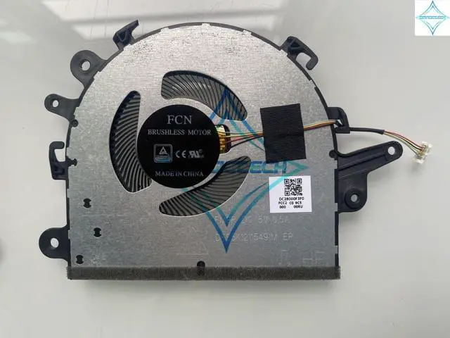 Alt view image 2 of 2 - For LENOVO IdeaPad 15 V15 S145 S145-15 340C-15IWL DFS5M32506331P FLAW FM9P DC28000DWF0 Laptop Cpu Cooler Fan