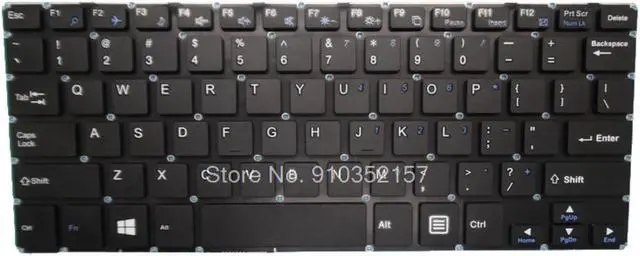 Main image of Laptop Keyboard For iOTA 360 11.6 English US Black NO Frame