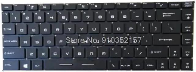 Main image of US English Backlit Keyboard For MSI GS65VR PS42 8RA 8RB 8RC 8MO MS-16Q1 Q2 Q3 Q4 GF63 MS-16R1 16R2 26R1 PS42 8M GF63 8RD