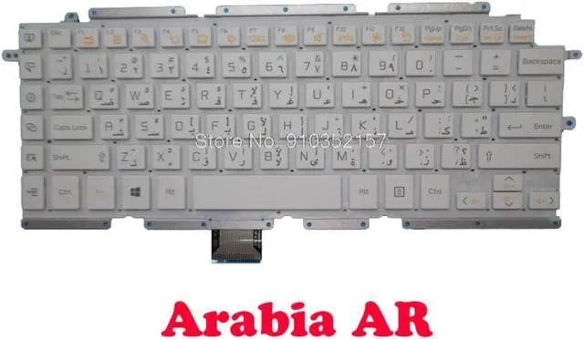 Main image of Arabia NO Frame Keyboard For LG 13Z930 V138967AS1 AR AEW73409905 13Z930-G  13Z935-G LG13Z93 Z360-G Z360-L Z360-M ZD360-G LGZ36