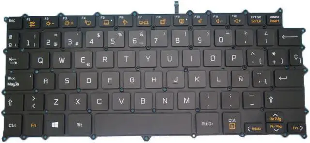 Main image of SP Backlit Keyboard For LG 13Z990 13Z990-G 13Z990-V LG13Z99 13ZB990 13ZD990 13ZD990-G 13ZD990-V Spanish NO Frame