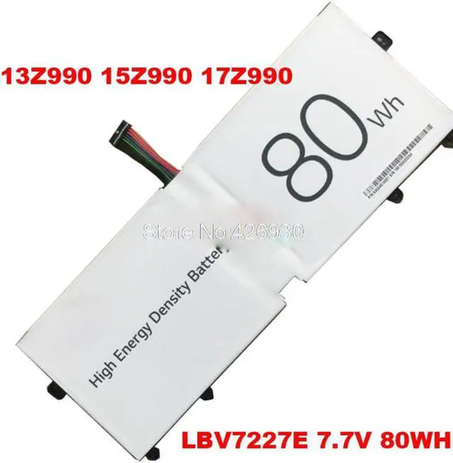 Main image of LBV7227E 7.7V 80WH  For LG Gram 13Z990 13ZD990 LG13Z99 15Z990 15ZB990 15ZD990 LG15Z99 17Z990 17ZB990 17ZD990 LG17Z99