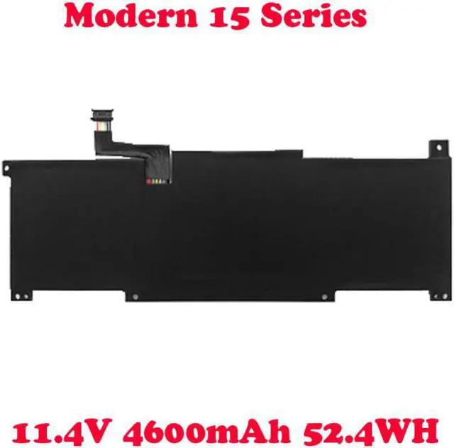 Main image of BTY-M491  For MSI For Modern 15 A4M A5M A10M A10RAS A10RBS A11M A11ML A11MU A11SB A11SBL A11SBL A11SBU 11.4V 4600mAh
