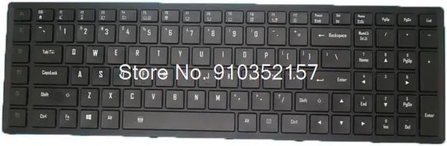 Main image of Laptop Keyboard For For Gigabyte For AORUS X5 MD SKB1603-US 2Z703-USX53-G33S English US With Black Frame 4 screw columns