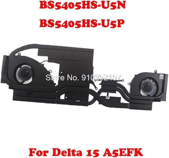 Main image of Laptop CPU GPU FAN&Heatsink For MSI Delta 15 Delta 15 A5EFK BS5405HS U5N U5P MS-15CK 15.6BS5405HS-U5N BS5405HS-U5P MS15CK