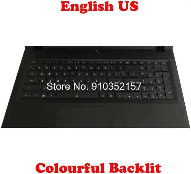 Main image of Laptop US Backlit Keyboard For Gigabyte For AORUS 5 Series AORUS 5 GE4 KE4 ME4 SE4 XE4 United States US No Frame