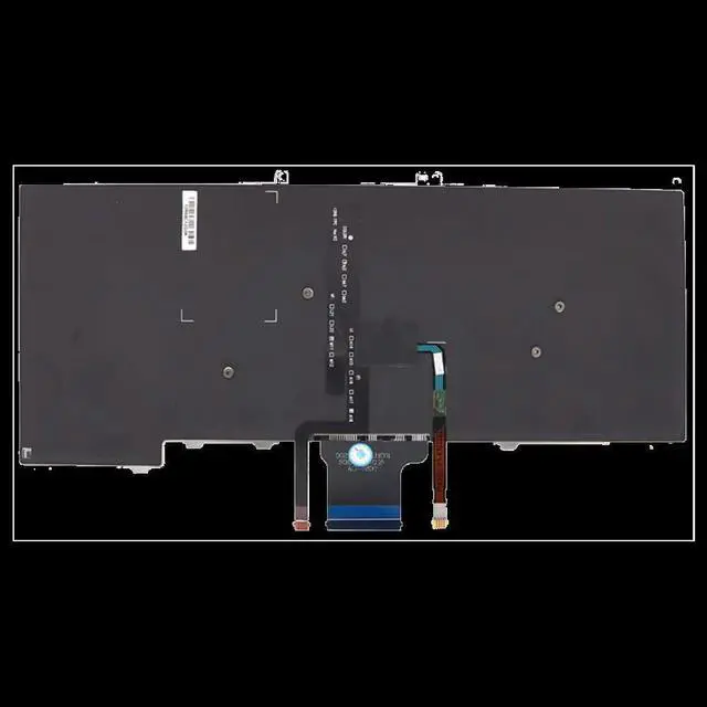 Alt view image 3 of 4 - US for Dell Keyboard Positivo Notebook Dns Clevo Intelbras 12 7000 E7440 E7420 E7240 E7420D Backlit Pointer