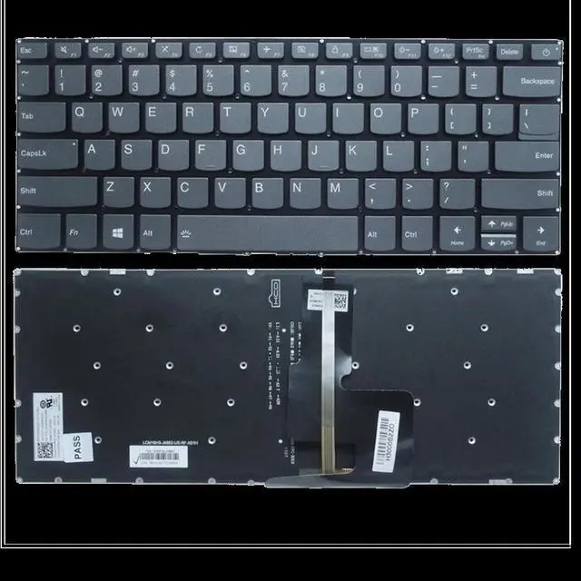 Alt view image 4 of 4 - Factory US for Thinkpad Backlit Keyboard for Laptop for Lenovo 330s-14 IKB AST K43C-80 E43-80 330-14 V130-14IKB 120S-14IAP