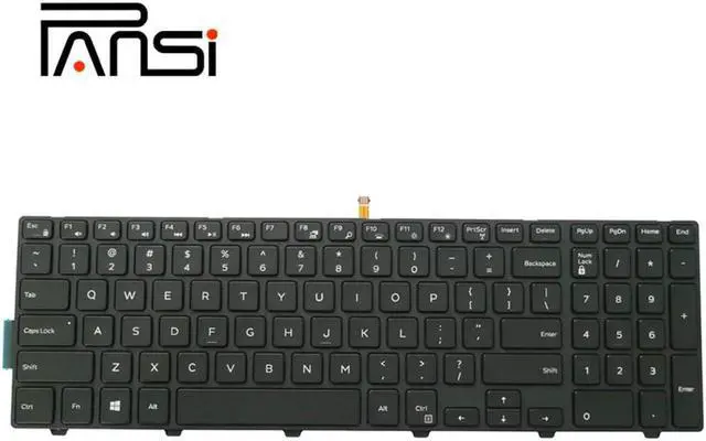 Alt view image 2 of 4 - Replacement Keyboard for Dell Inspiron 15 5000 Series 15 5551 5552 5555 5558 5559 7559 Laptop with Backlight US Layout