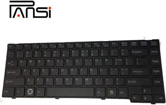 Alt view image 2 of 4 - Laptop Keyboard for Fujitsu Lifebook UH552 UH572 V132326AS1 CP579494-01 6037B0070201 V132326AS3 CP615704-01 US English Black