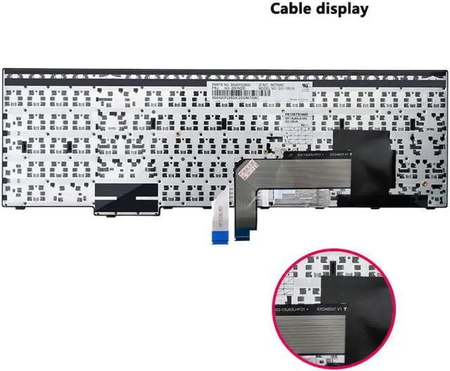 Alt view image 3 of 4 - for Lenovo Notebook Keyboard Thinkpad E550 E550C E555 E560 E565 00HN000 00HN037 Replacement Dns Shop Clevo Cheap Packard Bell US