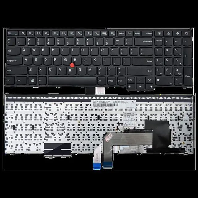 Main image of for Lenovo Notebook Keyboard Thinkpad E550 E550C E555 E560 E565 00HN000 00HN037 Replacement Dns Shop Clevo Cheap Packard Bell US