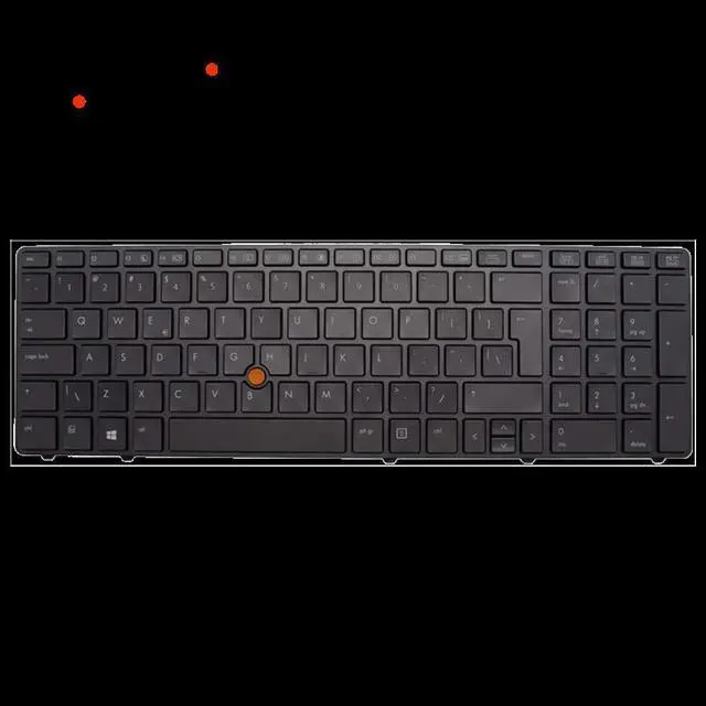 Alt view image 2 of 4 - US Backlit Positivo Notebook Keyboard Dns Clevo for HP Probook 8560W 8570W