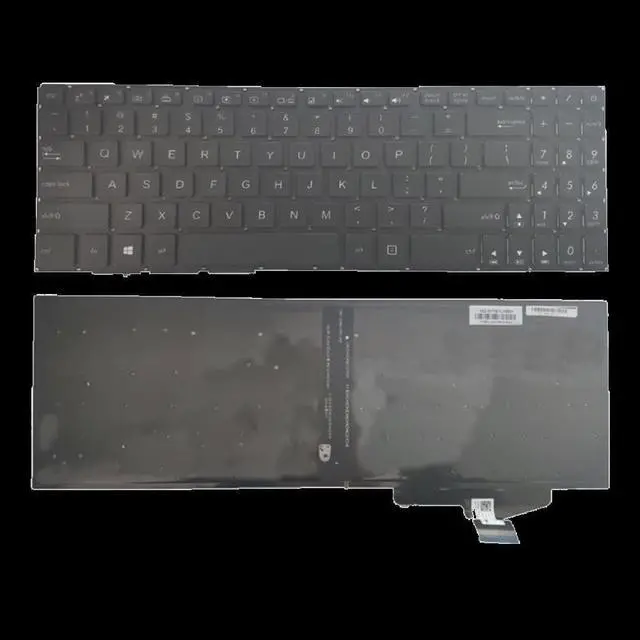Alt view image 4 of 4 - US for Asus Laptop Keyboard X580 N580 N580V VivoBook Pro 15 X580VD X580VN 0KN1-291TA12 0KNB0-5600TA00 Backlight Claviers Dns