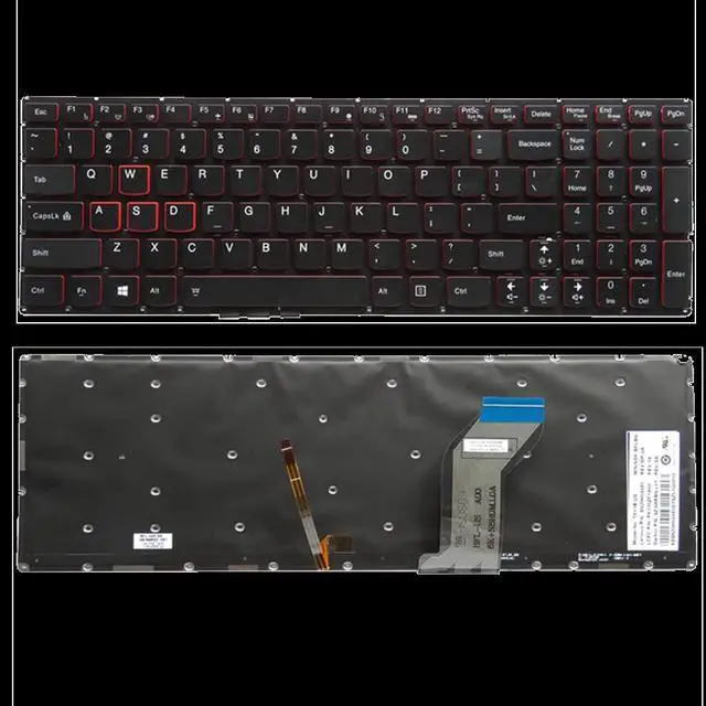 Alt view image 4 of 4 - US for Thinkpad Backlit Keyboard for Laptop for Lenovo Y700 Y700-15 Y700-15ISK Y700-15ACZ Y700-17ISK Y700-15ISE